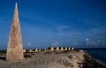 Statue and Slave Huts