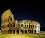 Whole Roman Coliseum Night